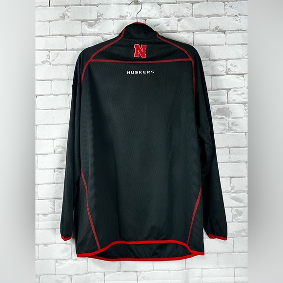 Franchise Club Nebraska Huskers Men’s 1/4 Zip Thermatec Performance Pullover | L - Picture 6 of 6
